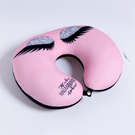 A pillow for traveling anti -stress "Live, enjoy, love!"-1