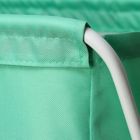 Basket - a bag for linen, 53 × 39 × 62 cm, mint color-3
