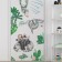 Sticker Plastic Interior color "Adventures of animals in the jungle" set 2 sheets 30x90 cm 759941