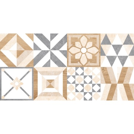 Tile facing patchwork Marmaris GT White, GT129VG 50x25-1