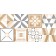 Tile facing patchwork Marmaris GT White, GT129VG 50x25
