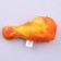 A toy for dogs with a “chicken” squeak from textiles, 13.6 x 8 cm