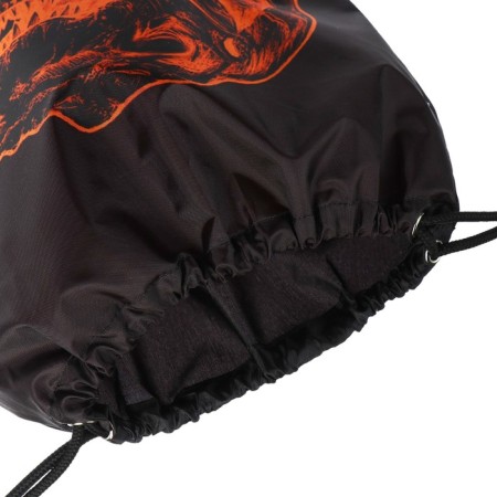 School backpack 37 x 28 x 13cm, ergonomic back, Across 557, + bag, black/orange-13