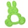 Silicon “Bunny” teether, mix color, button