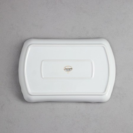 Wave plate, rectangular, 800 ml, porcelain, Iran-3