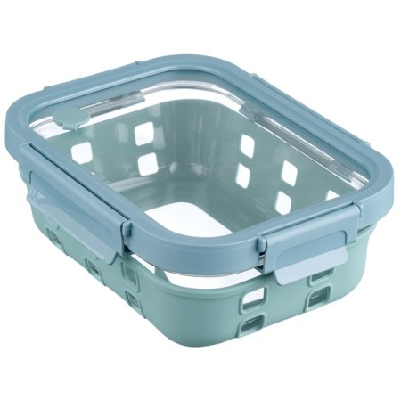 Container for baking, storage and carrying of products in the Smart Solutions cover, Blue color, 1050 ml