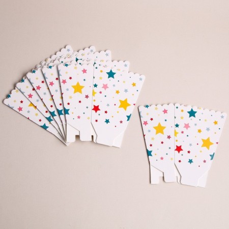 A glass for popcorn and snacks "Stars"-3