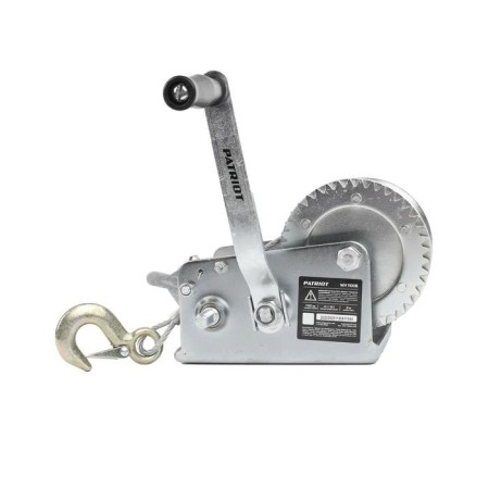 Manual winches Patriot Wh 1100b, drum, cable 8 m, force 1100 kg-1