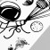 Sticker Plastic Interior color "Cosmonaut with planets on threads" 30x60 cm
