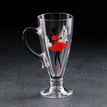 Glass Miss "Miss", for tea/coffee, 250 ml, mix-7