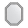 Mirror in the baguette frame, silver chain mail 88 mm, 76x96 cm