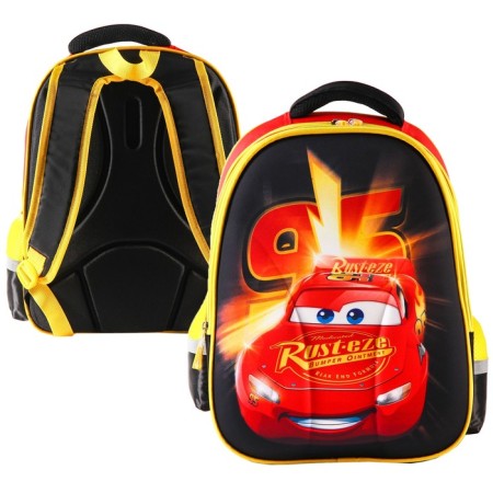 School backpack, 39 cm x 30 cm x 14 cm "95", cars-1