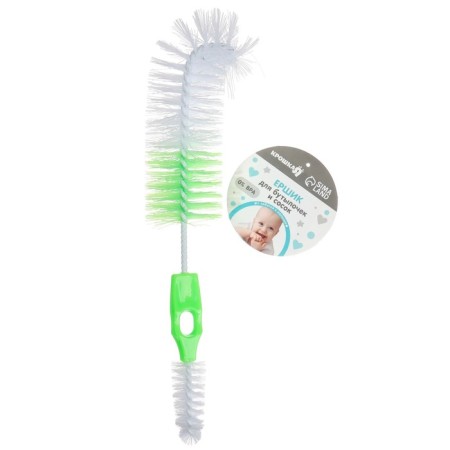 Broshik 2 in 1 for bottles and nipple, color mix-7