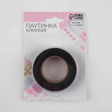 Adhesive spider web, 15 mm, 15 ± 1 m, black color-2