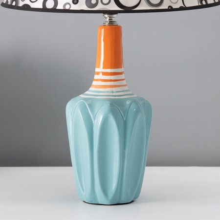Hand lamp with a lampshade Risalux "Ajen", E27, 40 W, circles, 30 × 30 × 32.5 cm-5