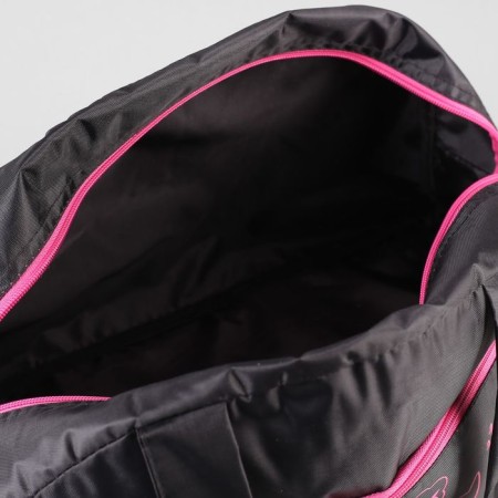 Sports bag with lightning, external pocket, black/pink color-2