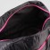 Sports bag with lightning, external pocket, black/pink color