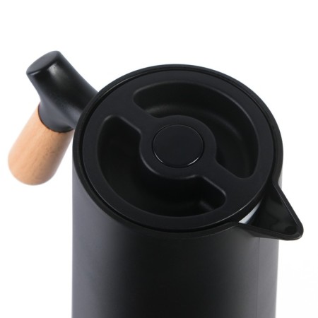 Thermos - a jug 1 l, retains heat 24 hours, 24.5 x 12.5 cm, black-3