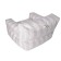Handwalking chair "Coos", size 80x90 cm, milk color, mobble