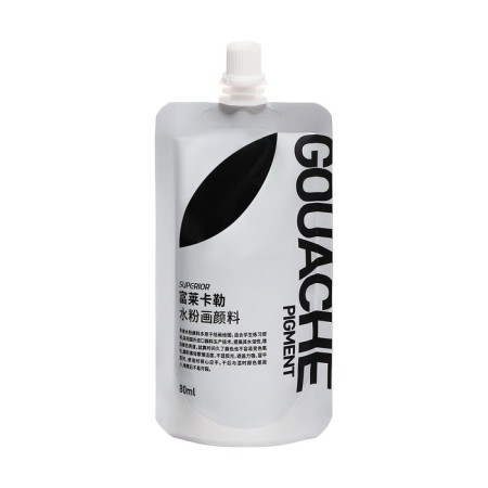 GUASH artistic 80 ml, in Doy-pack with a lid, black
