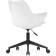 Computer chair Tulin plastic/eco -leather, black/white 60x60x83 cm