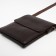 Male bag on the Textura valve, outer pocket, brown color