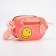 Bag's bag with lightning, external pocket, pink color