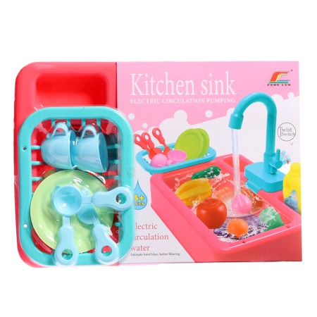 Game set "Shell" with a set of dishes, water circulates-20