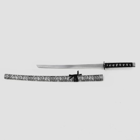 Souvenir weapon "Katana on the stand", gray scabbard near Zebra, 89cm-2