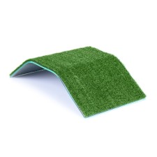 Bridge for the turtle double -sided wide No. 3 with grass, 35 x 20 x 9 cm
