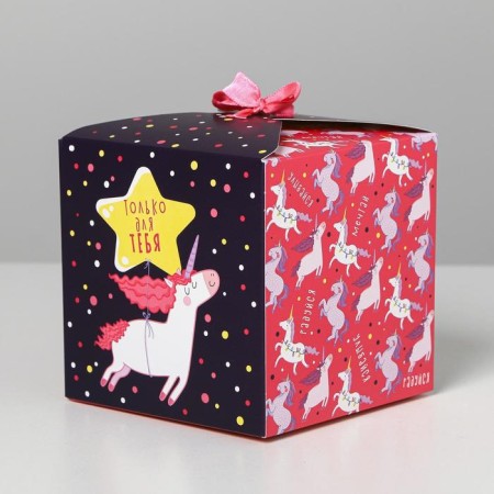 Gift folding box, packaging, "surprise", 12 x 12 x 12 cm-2