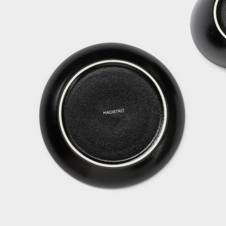 Ceramic coffee magistro Carbon Ceramic Ceramic, 4 items: a cup of 200 ml, a saucer d = 14.5 cm-7
