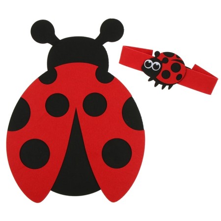 Carnival set "Funny insects": a bandage and a ladybug made of felt, 3-7 years old-9