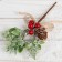 Decor "Winter charm" a bump with berries on a branch, 16 cm