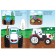 Finger coloring "Funny transport", A5, 16 pp., Blue tractor