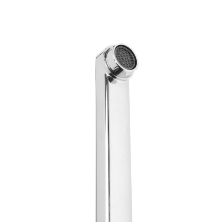 Accoona A71131 bath mixer, 25 mm cartridge, pour 35 cm, brass, chrome/black-4
