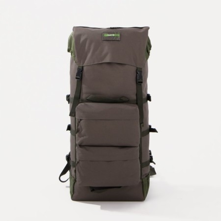 Tourist backpack, 80 l, lightning department, 3 outer pockets, huntsman, khaki color