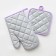 Kitchen set of the Provence Dauline Square 17x17 cm, sleeve 26x16 cm, 100% p/e