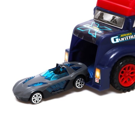 TruckBlaster truck shoots soft bullets, with cars, launching-4