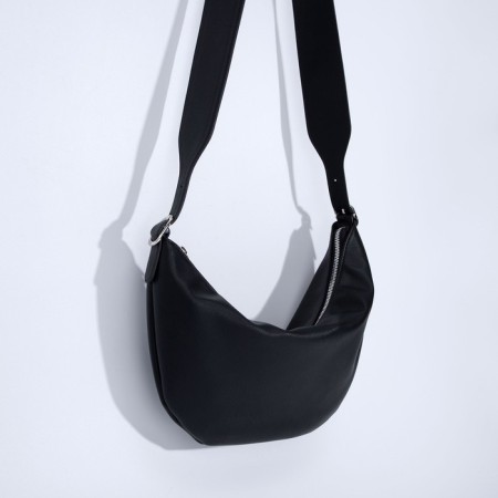 Women's bag over the shoulder Textura, small size, black color-2
