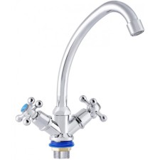 FAUZT FZS-21-06 kitchen mixer, two-welfare, excess length 135 mm, chrome