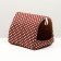 House "Shalash" for rodents 17*22*17 cm, calico fleec, foam