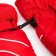 Mittens of winter children's minku, color red, rr 16 (18 cm)