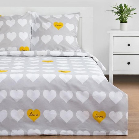 Bed linen Ethel duet "Heart" 143*215cm-2pcs, 220*240cm, 70*70cm-2pcs-2