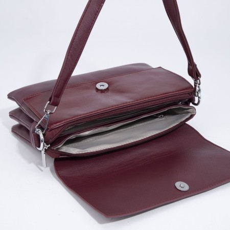Bag-mixer on lightning, burgundy color-6