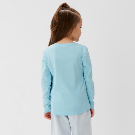 Long sleeve T-shirt "Cold heart", Disney, height 98-104, blue-2