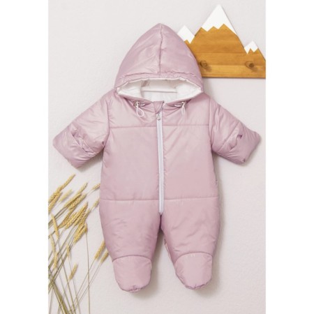Overalls for the newborn "Bambi", height 74, lilac color