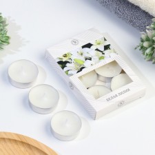 A set of tea candles flavored 