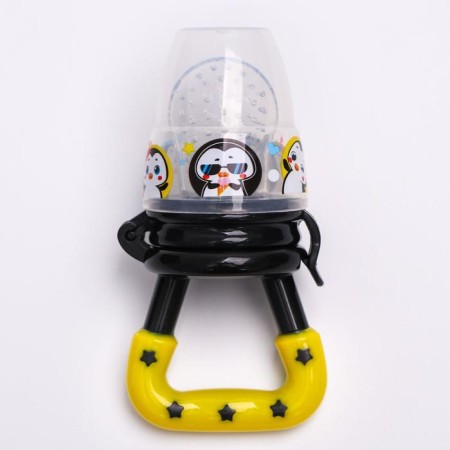 Nibbler for feeding with silicone mesh “Trend. Penguin"-4