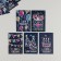 Cardboard "Happy Birthday" set 10 pcs (5 types) 4x6 cm